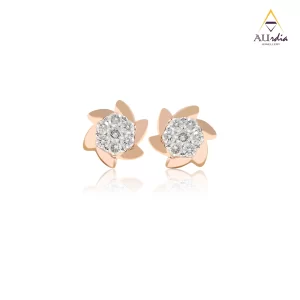 Petal Glow Diamond Earrings