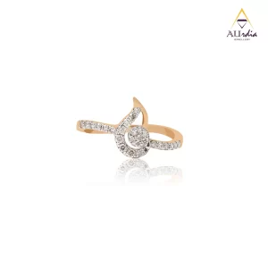 Twilight Swirl Diamond Ring