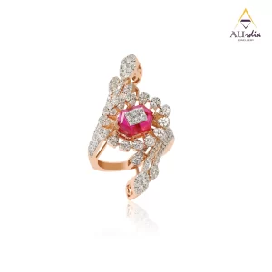 Royal Plum Diamond Ring