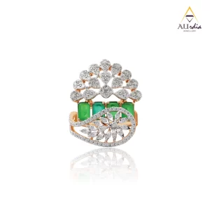 Leaf Majesty Diamond Ring