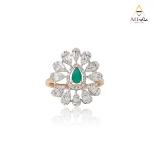 Royal Dewdrop Diamond Ring