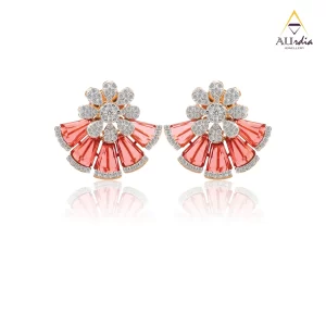 Blush Blossom Diamond Earrings