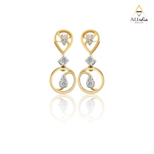 Twilight Teardrops Diamond Earrings