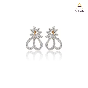 Floral Radiance Diamond Earrings