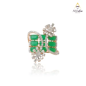 Floral Lush Diamond Ring