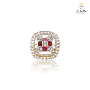 Scarlet Square Diamond Ring