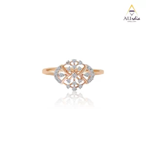Floral Radiance Diamond Ring