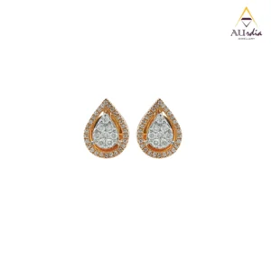 Radiant Teardrop Diamond Studs