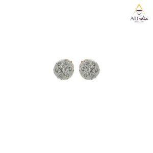 Radiant Blossom Diamond Studs