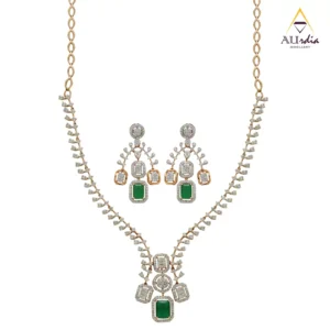 Verde Royale Diamond Necklace Set