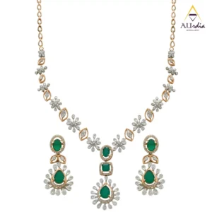 Semi-Precious Stone & Diamond Necklace