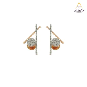 Stellar Cross Diamond Earrings