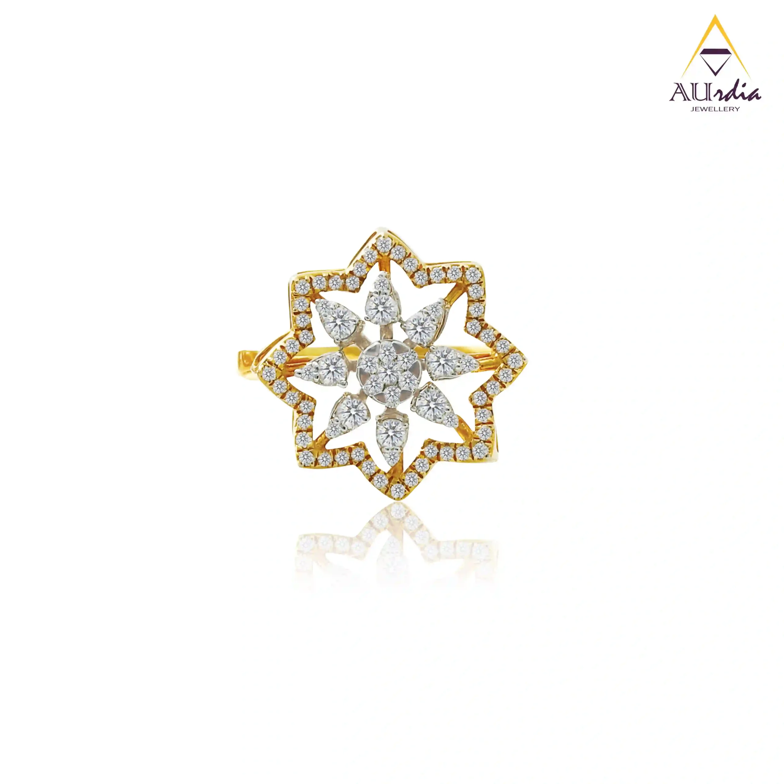 Star Flower Radiance Diamond Ring