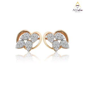 Celeste Leaf Diamond Earrings