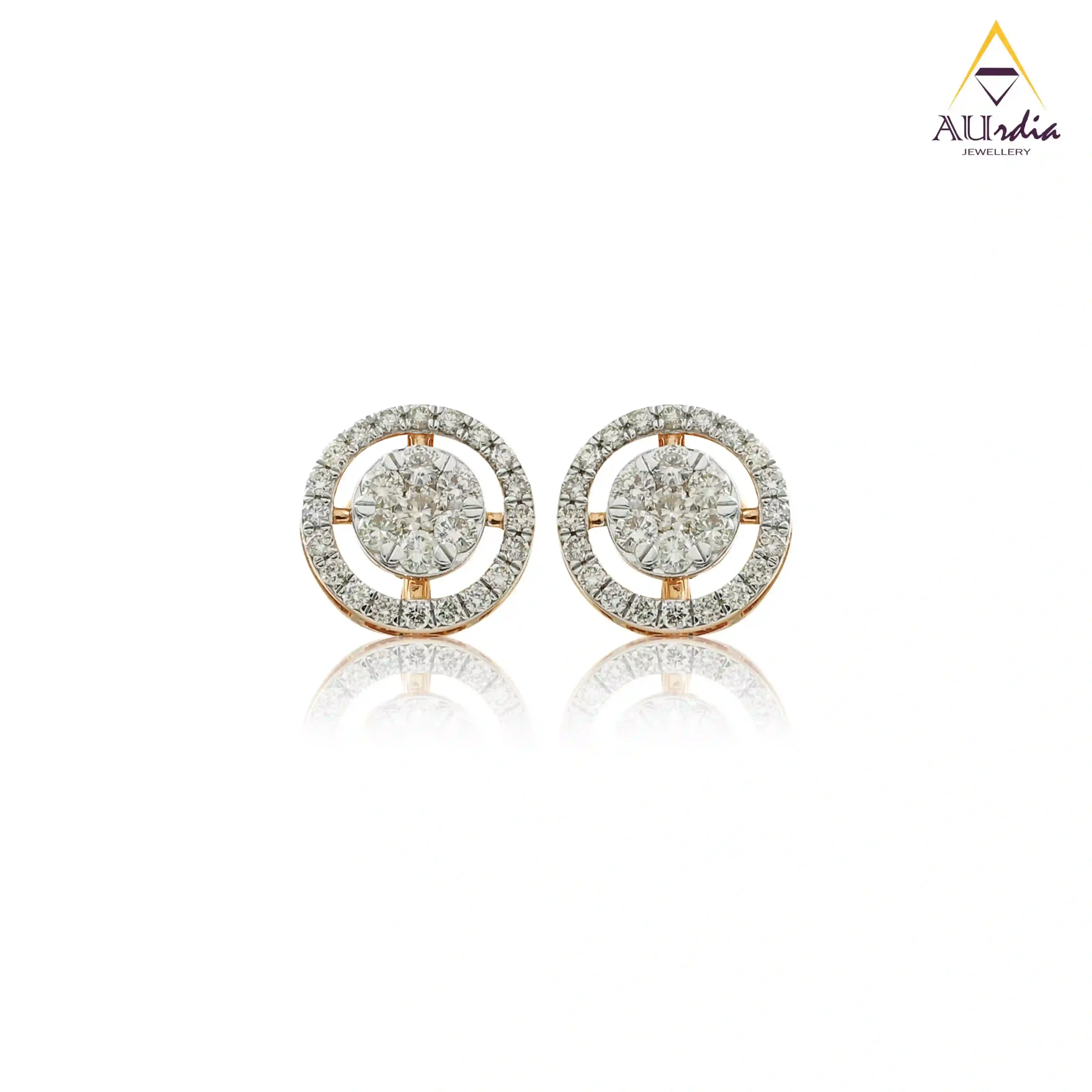 Celestial Halo Diamond Studs