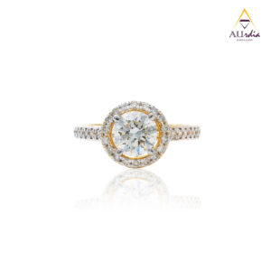 Radiant Majesty Solitaire Diamond Ring