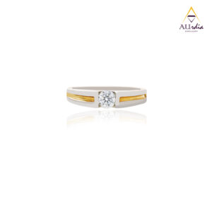 Dual Grace Solitaire Diamond Ring