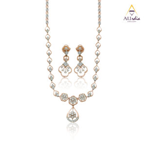 Blossom Grace Diamond Necklace Set