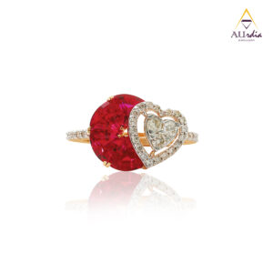 Crimson Heart Royale Diamond Ring