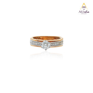 Crowned Grace Solitaire Diamond Ring