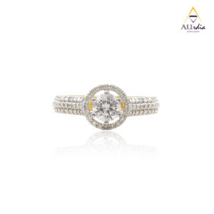 Eterna Circle Solitaire Diamond Ring