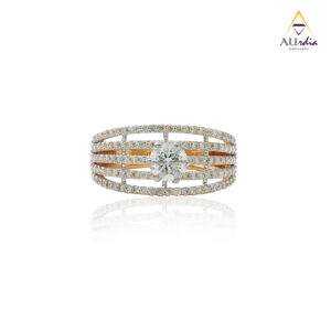 Celestia Crown Solitaire Diamond Ring