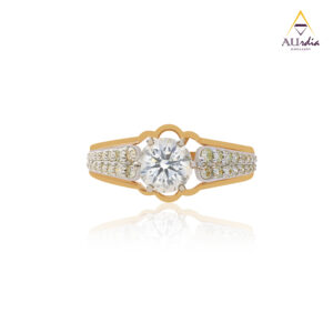 Eternal Love Knot Solitaire Diamond Ring