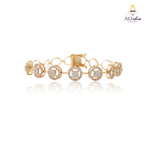 Radiant Loop Diamond Bracelet