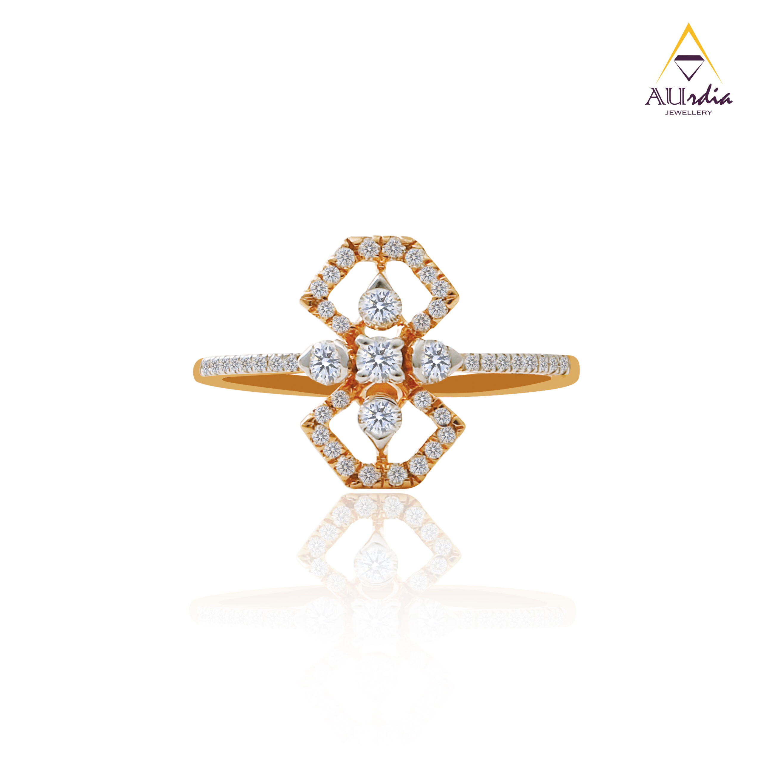 Celest Hexa Bloom Diamond Ring