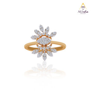 Solar Bloom Diamond Ring