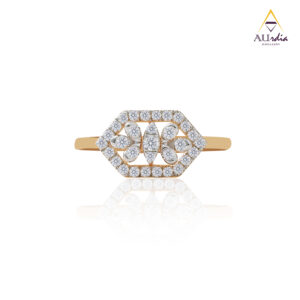 Celest Hexa Floral Diamond Ring