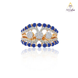 Floral Cluster Diamond Ring
