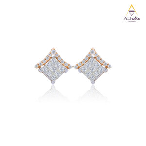 Imperial Curve Diamond Earrings