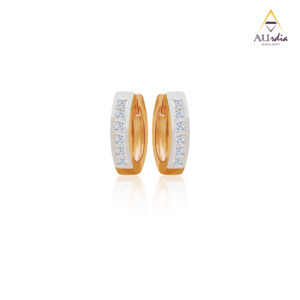 Classic Diamond Loop Earrings