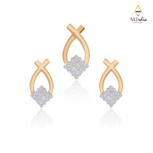 Celestial Knot Diamond Pendant Set