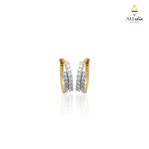 Radiant Parallel Diamond Hoops