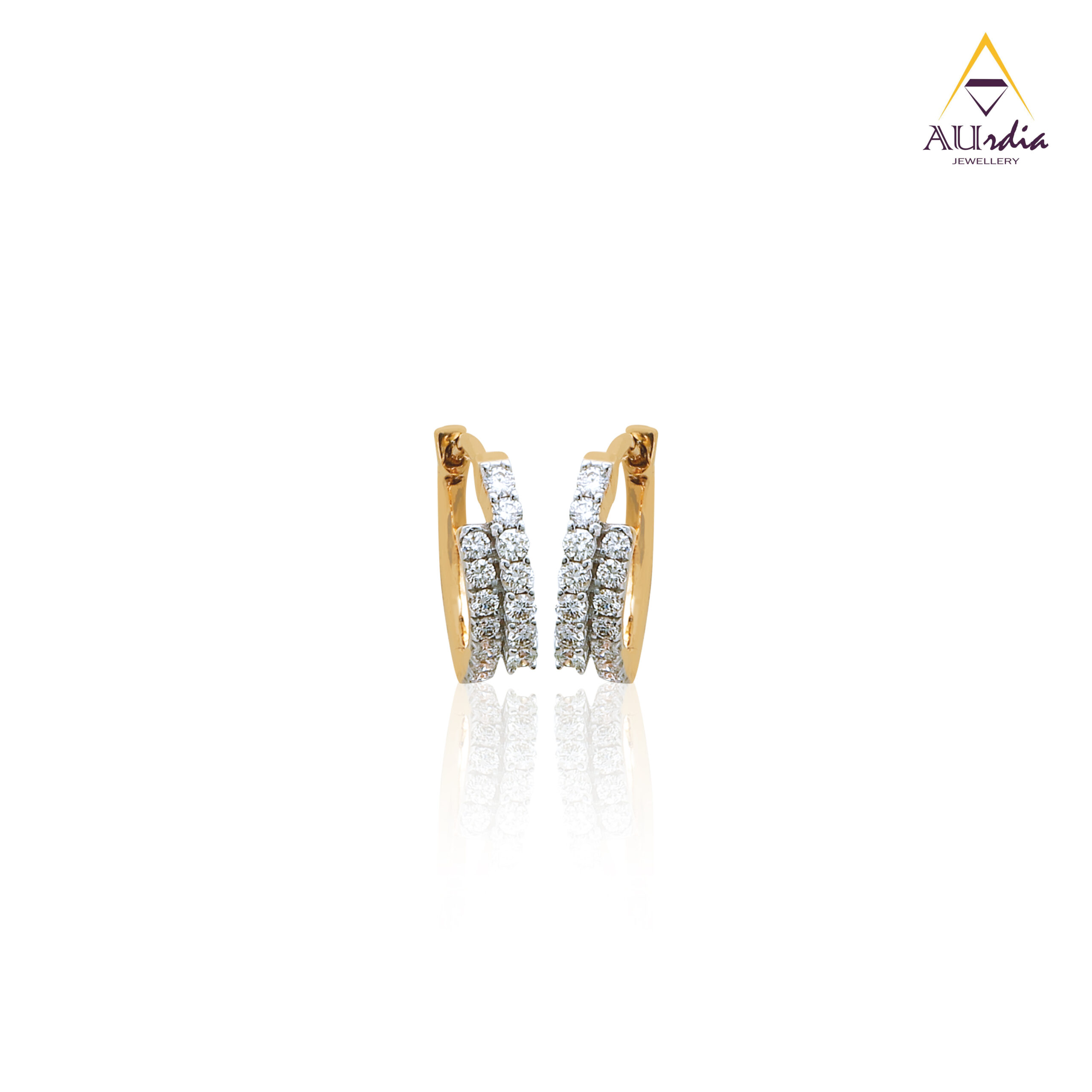 Radiant Parallel Diamond Hoops