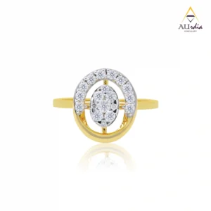 Oval Halo Diamond Ring