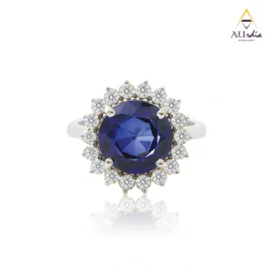 Sapphire Majesty Diamond Ring
