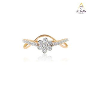 Golden Bloom Diamond Ring