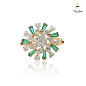 Floral Radiance Diamond Ring