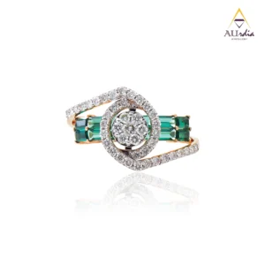 Verdant Radiance Diamond Ring