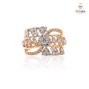 Luxe Diamond Cascade Ring