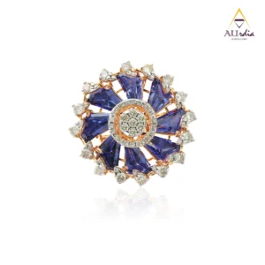 Sapphire Radiance Diamond Ring